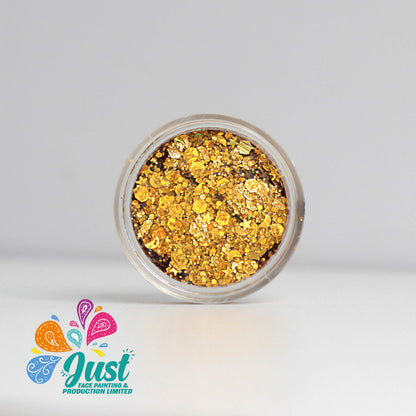 Unicorn Glitter - Cream-Glitter Unicorn Sunbeam - Golden Orange Color