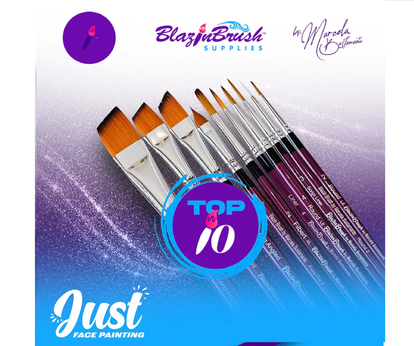 Blazin Brush - Set of Top 10  (10 brushes)