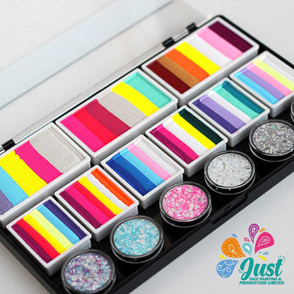 Unicorn  Sponge Rainbow Cake Palette - Аквагрим Unicorn Face Painting - "Unicorn Light Magic Palette"