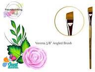 Face Painting Hub Brushes - Verona Angled Brushes Collection - Verona Angled Set of 4