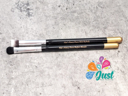 Fusion brush - Nat's Gold Edition - Face Painting Mini Kabuki & Perfect Blender Set