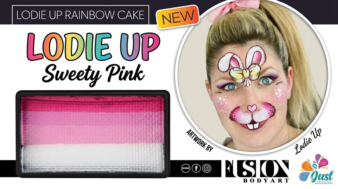 Fusion Rainbow Cake - LODIE UP Sweety Pink (For Rose and Flower)