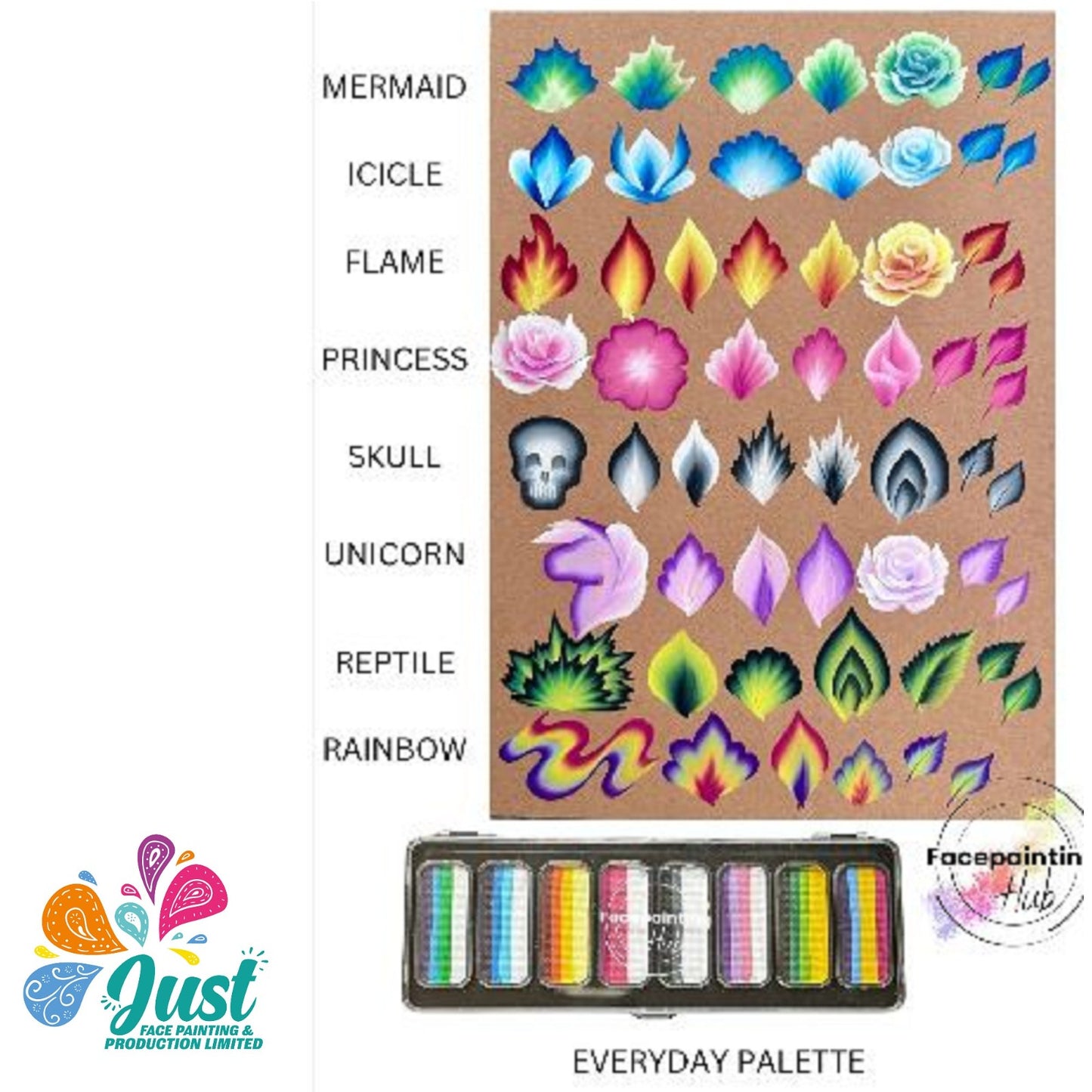 Face Painting Hub Palette - Everyday Palette