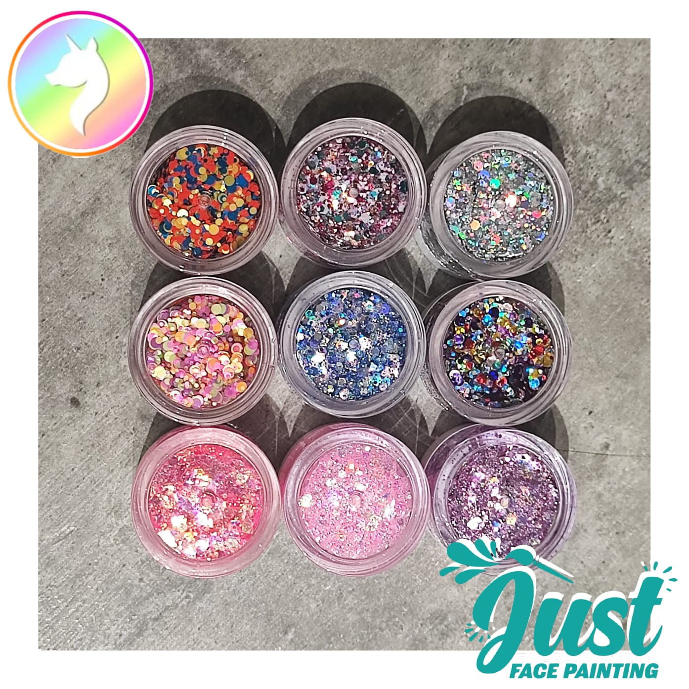Unicorn Glitter - Cream-Glitter Unicorn Chess - Ocean (Blue) (one no.)