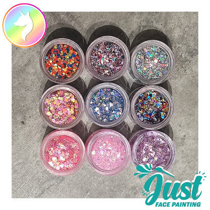 Unicorn Glitter - Cream-Glitter Unicorn Chess - Ocean (Blue) (one no.)