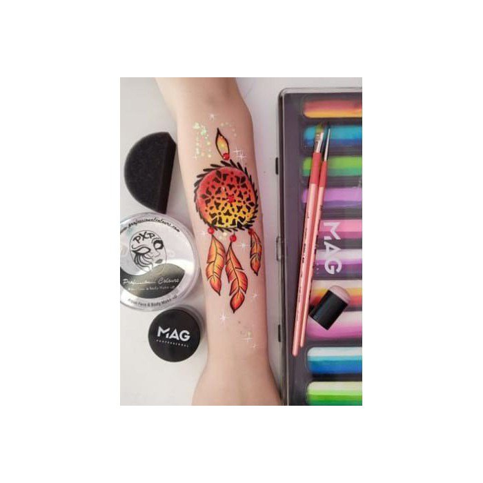 MAG Face Painting - Aquagrim MAG Palette - set of art-cakes stroke 10 pcs x 12 gr