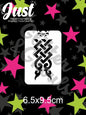 Glitter & Ghouls Stencils - Oriental Weave Pattern