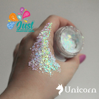 Unicorn Glitter - Cream-Glitter Unicorn - Snow Ball (one no.)