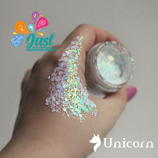 Unicorn Glitter - Cream-Glitter Unicorn - Snow Ball (one no.)