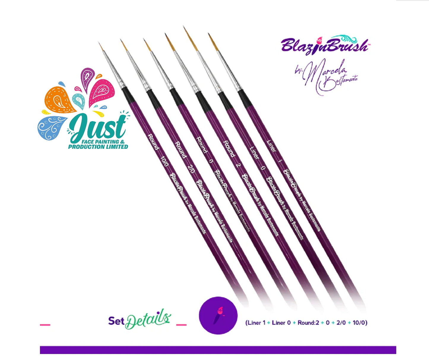 Blazin Brush - Details Collection (Set of 6)