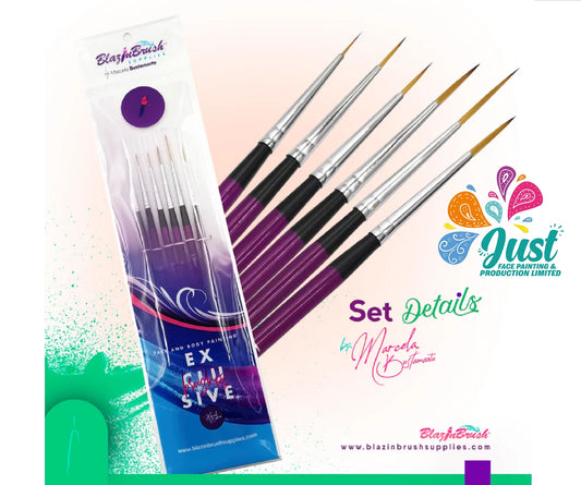 Blazin Brush - Details Collection (Set of 6)
