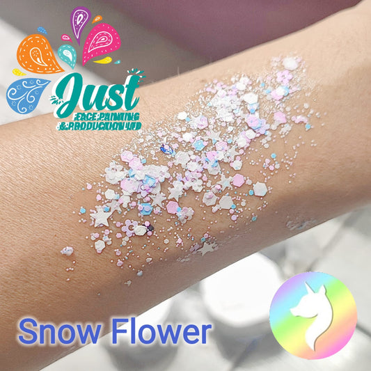 Unicorn Glitter - Cream or Gel -Glitter Unicorn - Snow Flower