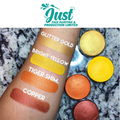 Superstar - Aqua Face- and Bodypaint 45G - Gold with glitter (shimmer)