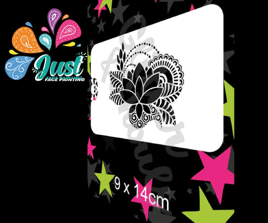 Glitter & Ghouls Stencils - Henna Flourish