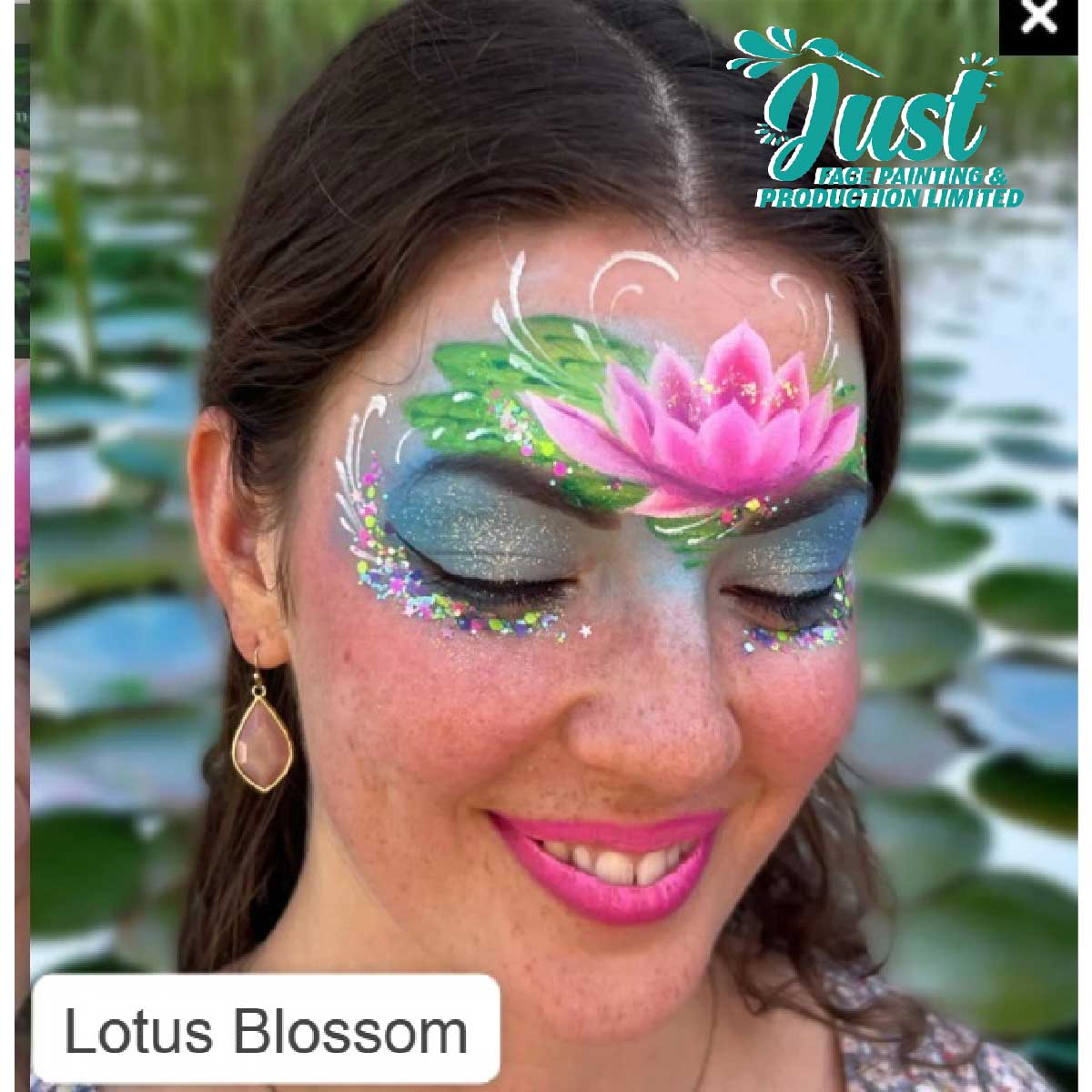 Vivid Glitter Glitter Cream - Lotus Blossom - Gleam Chunky Glitter Cream (10g)