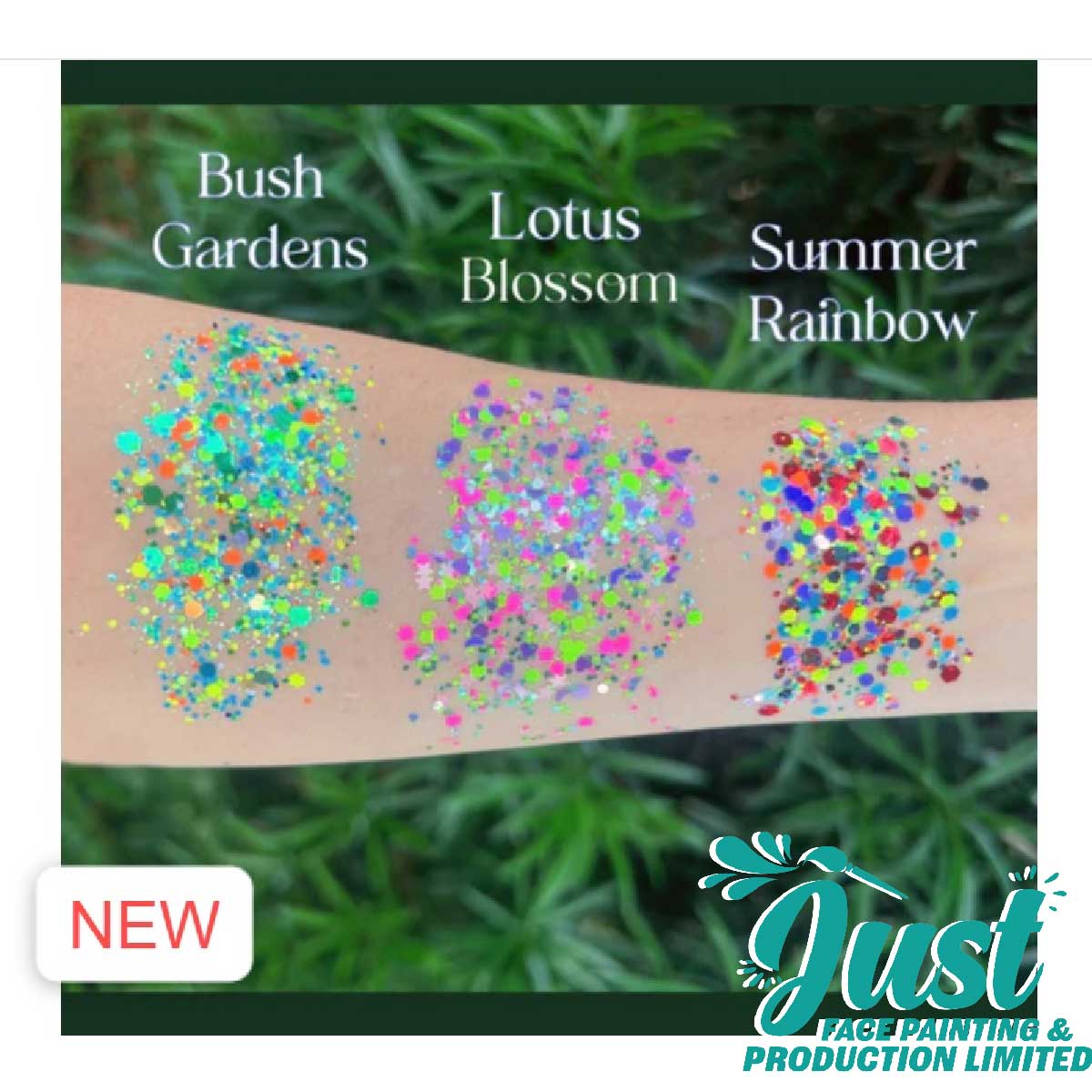 Vivid Glitter Glitter Cream - Summer Rainbow - Gleam Chunky Glitter Cream (10g )