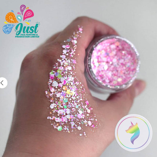 Unicorn Glitter - Cream-Glitter Unicorn - Orchid - pink