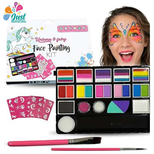 Fusion Body Art - Unicorn & Fairy Face Painting Kit (Pink)