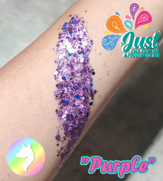 Unicorn Glitter - Cream-Glitter Unicorn - Purple